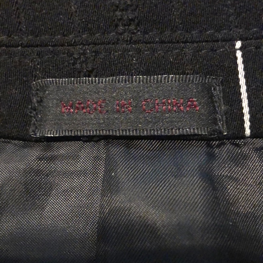 Classic Black Pinstripe Men's Falcone suit - Picture 3 of 10